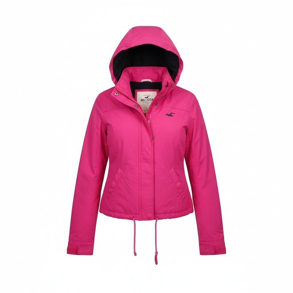 Hollister California Women’s Pink All Weather Jacket Size Large